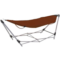 Vidaxl - Hamac avec support pliable Marron