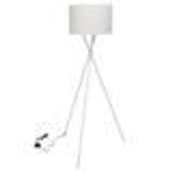 vidaXL Lampadaire avec support Blanc 139 cm - TU