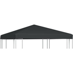 Toile supérieure de gazebo 310 g / m² 3 x 3 m Gris Vidaxl