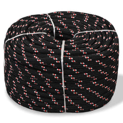 vidaXL Corde de bateau Polypropylène 8 mm 500 m Noir - TU