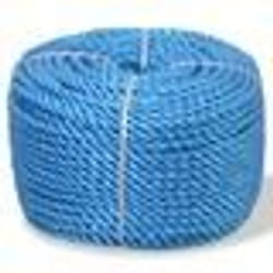 vidaXL Corde torsadée Polypropylène 16 mm 250 m Bleu