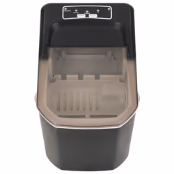 VidaXL 50756 machine à glaçons Machine à glaçon portable 15 kg/24h 112 W Noir