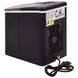 VidaXL 50756 machine à glaçons Machine à glaçon portable 15 kg/24h 112 W Noir - Vue supplémentaire 4