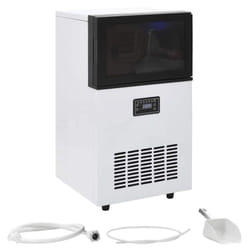 VidaXL 50759 machine à glaçons Machine à glaçon incornporé/sur pied 45 kg/24h Argent