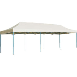 Vidaxl - Tente de réception pliable escamotable 3x9 m crème