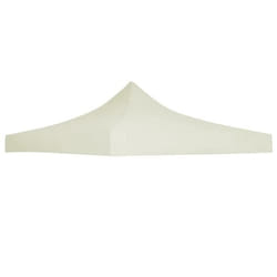 vidaXL Toit de tente de réception 3 x 3 m Crème - TU