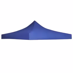 vidaXL Toit de tente de réception 3 x 3 m Bleu - TU