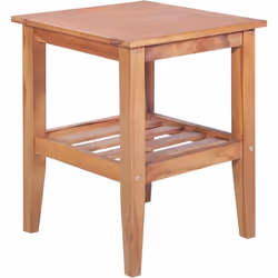 Cette table basse en teck solide ajoutera une touche de sophistication et de raffinement à votre jardin, patio ou salon. Fabr ...