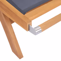 VidaXL 44668 chaise d'extérieur Linge Siège rembourré Teck - Vue supplémentaire 6