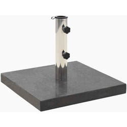 Vidaxl - Socle de parasol Granite 28,5 kg Carré Noir