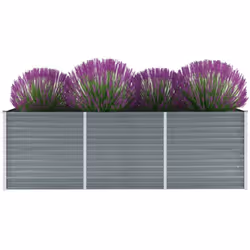 Ce lit surélevé de jardin en métal sera un excellent choix pour les amateurs de jardinage afin de décorer leurs jardins, balc ...
