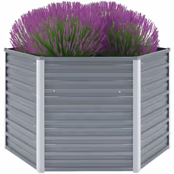 Ce lit surélevé de jardin en métal sera un excellent choix pour les amateurs de jardinage afin de décorer leurs jardins, balc ...