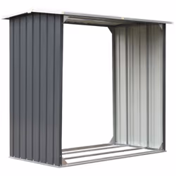 Description générale Cet abri de stockage de bois est une solution idéale pour le rangement du bois de chauffage. Sa construc ...