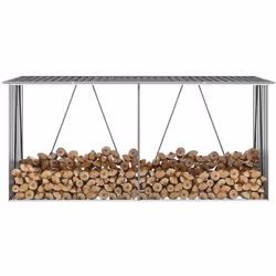 Description générale Cet abri de stockage de bois est une solution idéale pour le bois de chauffage. Sa construction robuste  ...