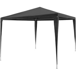 Vidaxl - Tente de réception 3x3 m pe Anthracite