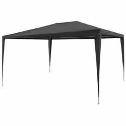 vidaXL Tente de réception 3x4 m PE Anthracite - TU