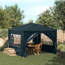 vidaXL Tente de réception 3 x 3 m Vert - TU