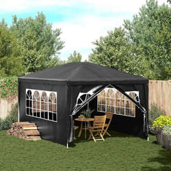 vidaXL Tente Réception 3x4 m Anthracite Jardin Terrasse Patio Pavillon Tonelle 45100
