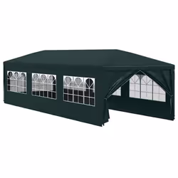 vidaXL Tente de réception 3 x 9 m Vert - TU