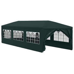 vidaXL Tente de réception 3 x 9 m Vert - TU