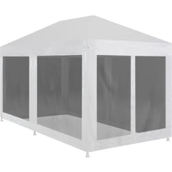 Vidaxl - Tente de réception avec 6 parois en maille 4 x 3 m