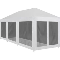 vidaXL Tente de réception avec 8 parois en maille 9 x 3 m