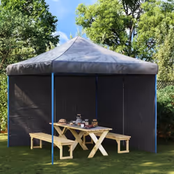Notre paroi latérale de tente de fête, avec une fermeture éclair au milieu, est l’accessoire idéal pour toute tente de fête.  ...
