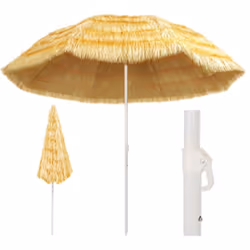 Donnez à votre espace de vie extérieur une touche de style hawaïen avec notre parasol de plage, tout en créant de l'ombre et ...