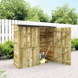 vidaXL Abri à outils de jardin Pinède imprégnée 182x76x175 cm - TU