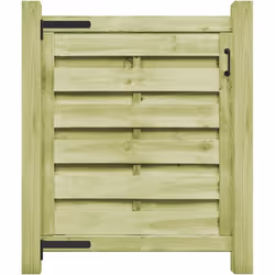 Notre portillon en bois solide dégage un charme rustique et sera un point d'entrée idéal pour la clôture de votre jardin ou p ...