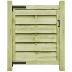 Vidaxl - Portillon Bois de pin imprégné 100x100 cm Vert