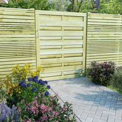 Vidaxl - Portillon Bois de pin imprégné 100x125 cm Vert