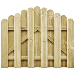 Vidaxl - Portail de jardin bois de pin imprégné 100x75 cm