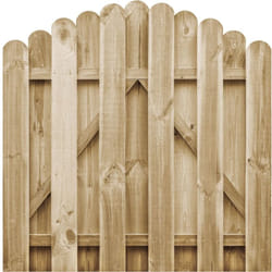 Vidaxl - Portail de jardin Bois de pin imprégné 100x100 cm