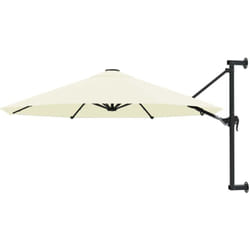 Vidaxl - Parasol mural avec mât métallique 300 cm Sable