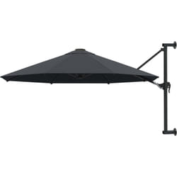 Vidaxl - Parasol mural avec mât métallique 300 cm Anthracite