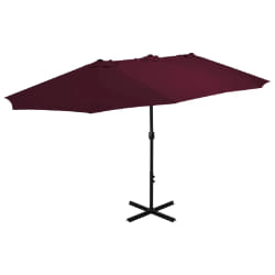 vidaXL Rouge bordeaux 460 cm