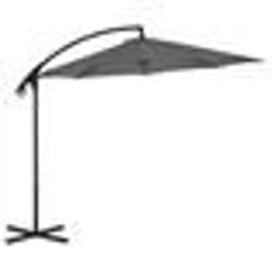 vidaXL Parasol de jardin en porte-à-feux avec mât en acier anthracite - TU