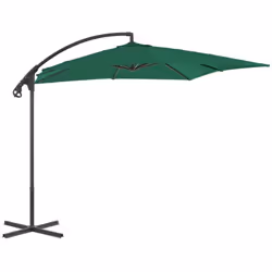 Cet élégant parasol en porte-à-faux est parfait pour créer de l'ombre et vous protéger des rayons UV nocifs du soleil. Fabriq ...