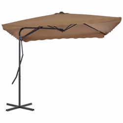 Cet élégant parasol est parfait pour créer de l'ombre et vous protéger des rayons UV nocifs. Fabriquée en polyester anti-UV e ...