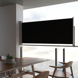 Vidaxl - Auvent latéral rétractable de patio 100 x 300 cm Noir
