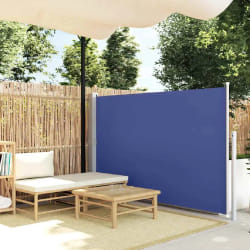 vidaXL Auvent latéral rétractable 140 x 300 cm Bleu - TU