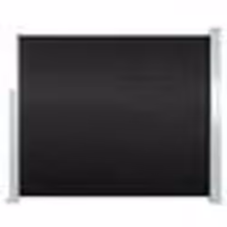 vidaXL Auvent latéral rétractable 120 x 300 cm Noir - TU