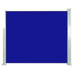 vidaXL Auvent latéral rétractable 120 x 300 cm Bleu - TU