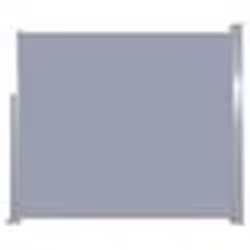 vidaXL Auvent latéral rétractable 120 x 300 cm Gris - TU