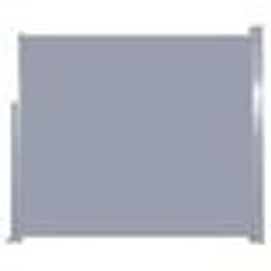 vidaXL Auvent latéral rétractable 120 x 300 cm Gris - TU