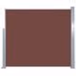 vidaXL Auvent latéral rétractable 120 x 300 cm Marron