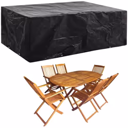 Cette housse en PE de haute qualité est adaptée à la protection de votre ensemble de mobilier d'extérieur de la saleté, du ve ...