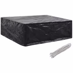 Cette housse en PE de haute qualité est adaptée à la protection de votre ensemble de mobilier d'extérieur de la saleté, du ve ...