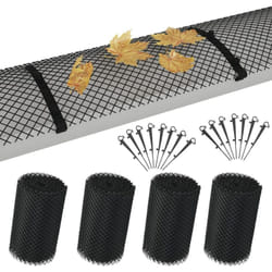 Vidaxl - Maille de gouttière 4 pcs avec clips pehd 1,08 ㎡